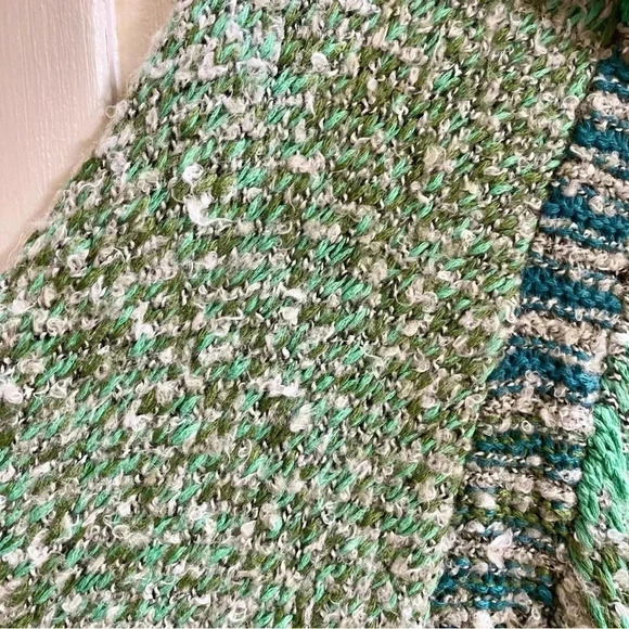 New Free People Time After Time Cardigan Sweater Jacket in Green Jade Medium - Picture 11 of 17